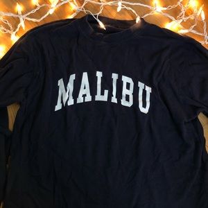 Brandy Melville Cropped Malibu Long Sleeve